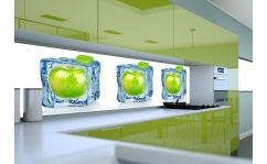 Panel szklany do kuchni ICE CUBE III hartowany