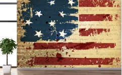 Fototapeta do salonu THE USA FLAG  