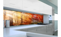 Panel szklany do kuchni RED FOREST MAGIC SUN hartowany