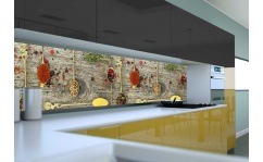 Panel szklany do kuchni PRZYPRAWY IV hartowany
