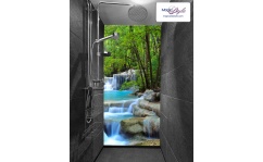 Panel szklany pod prysznic WODOSPAD W TAJLANDII hartowany