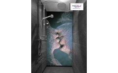 Panel szklany pod prysznic NAMIĘTNOŚĆ hartowany