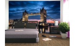 Fototapeta do salonu LONDON TOWER BRIDGE BY NIGHT  