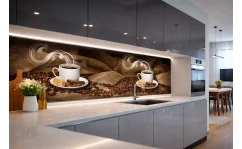 Fototapeta do kuchni 200x60cm FILIŻANKA KAWY III