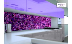 Panel szklany do kuchni 3D VIOLET hartowany