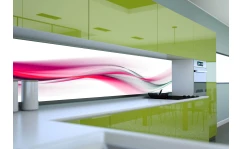 Panel szklany do kuchni PINK WAVES hartowany